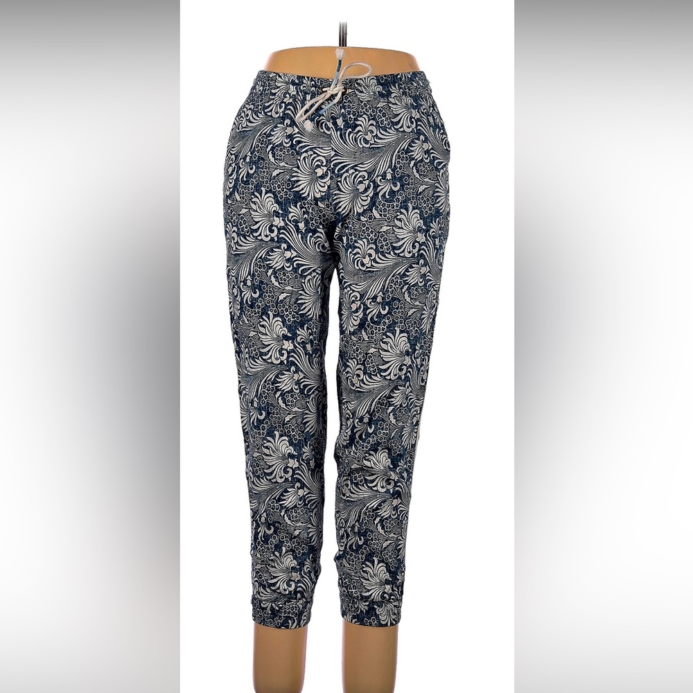 Faherty Linen Pants in Floral Print Sz L
